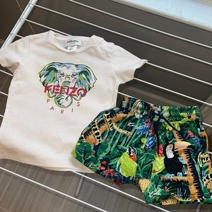 Kenzo tropical print set
